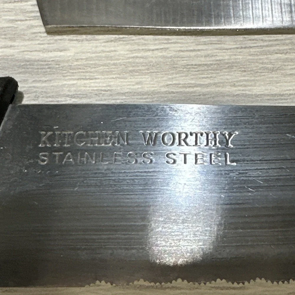 Kitchen Worthy Kitchen Knives (Set of 4) Stainless Steel‎ Plastic Handle